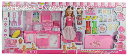 Kitchen ware with Barbie