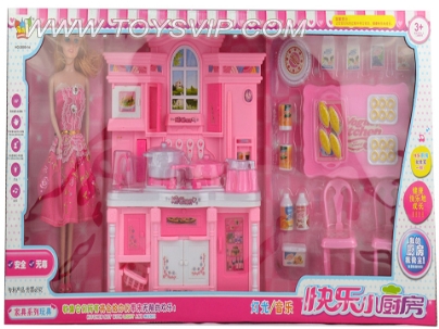 Kitchen ware with Barbie