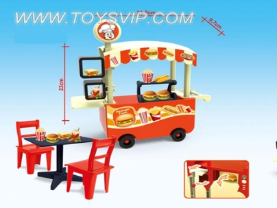 Hamburg snack car (18PCS)