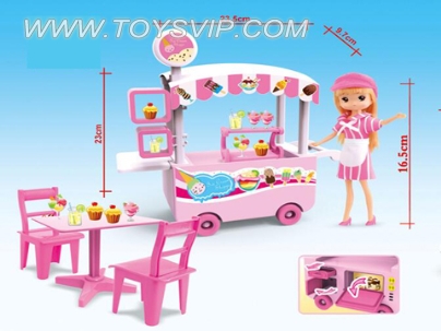 Ice cream snack cart (28PCS)