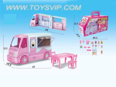 Ice cream dining car (26 PCS)