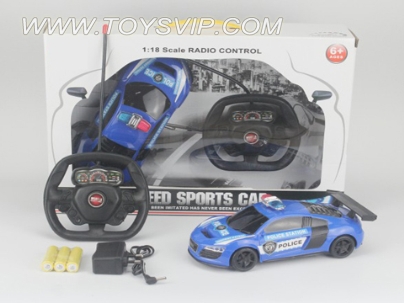 1; 18 four-way steering wheel Audi Coupe police car