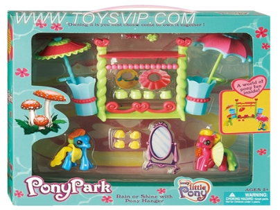Cartoon amusement park