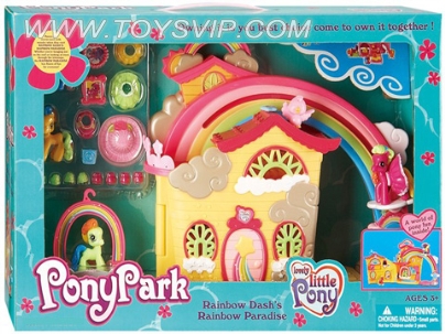 Cartoon amusement park