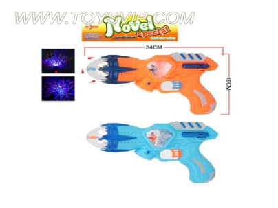 Stage lighting snowflake voice gun