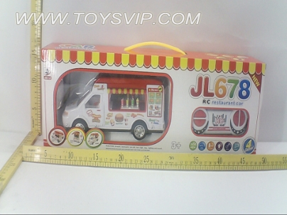 Stone remote control vans with 6 lights with music