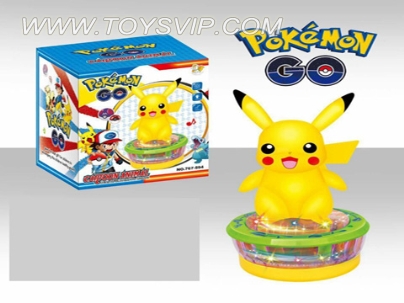 Electric universal rotating light music Pikachu