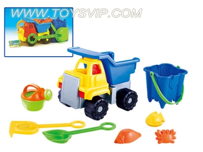 Beach construction vehicles