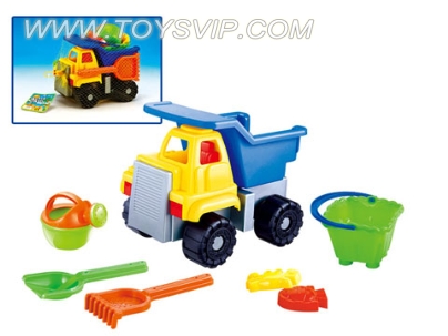 Beach construction vehicles