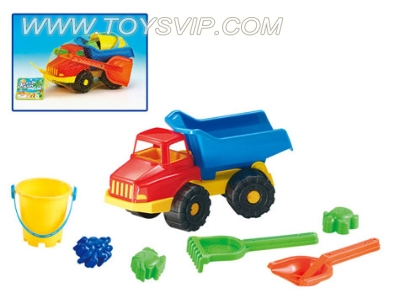 Beach construction vehicles