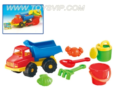 Beach construction vehicles