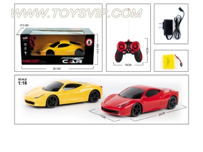 1:16 Ferrari remote control car (including electricity)