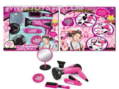 Electric hair dryer package