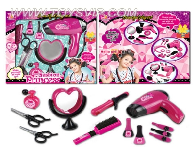 Electric hair dryer package