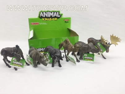 5.5 inch solid dinosaur (6PCS)