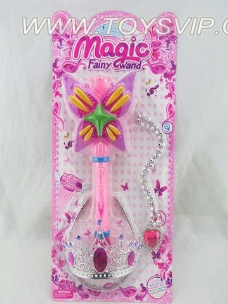 Little Butterfly Flash Music Magic Stick + Jewelry Set