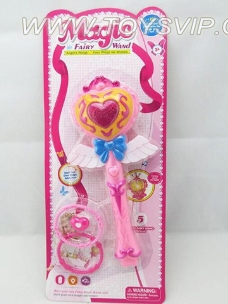 Angel flash music magic wand + jewelry set