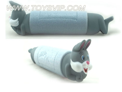 Gray rabbit water cannon