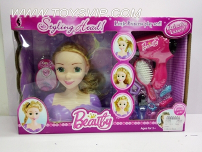 Barbie head + accessories set