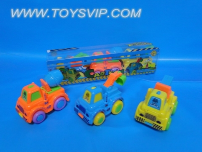 SLIDED CARTOON CONSTRUCTION TRUCK