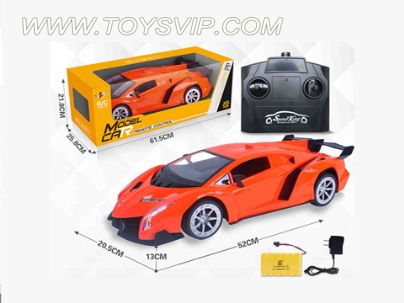 1: 8 four-way remote control simulation car (Lamborghini - poison)
