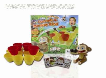 New exotic coconut monkey king desktop game parent - child interaction