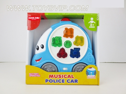 Police car (not included)