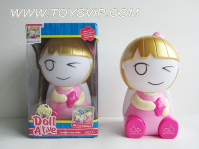 Touch the music doll (with music, rhythm, light function)