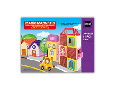 Variety of magnetic pieces of building blocks (41pcs)