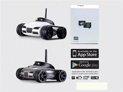mini wifi iphone遥控四通实时传输坦克(带usb)