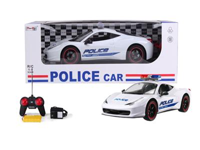 1:8 4通仿真遥控法拉利警车带灯