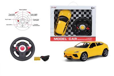 1:12 4-way simulation Lamborghini SUV remote control car with lights on the 6th steering wheel