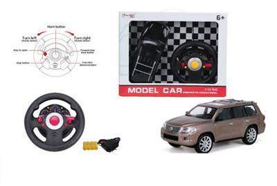 1:12 4-pass simulation Lexus remote control car with light on the 6th steering wheel