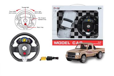 1:16 4-pass simulation Toyota pickup remote control car with 5 steering wheel