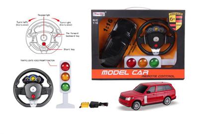 1:16 4-way anti-simulation show wins remote control car with lights on the 5th steering wheel plus t