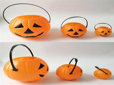Halloween Pumpkin Barrel