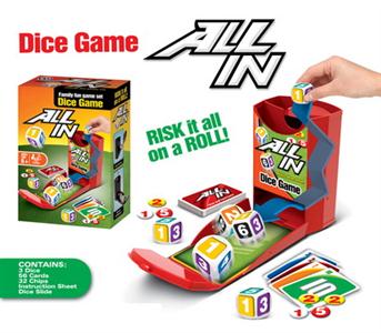 Dice card game