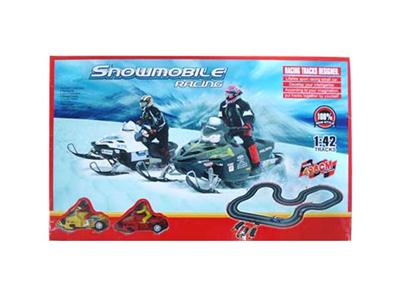 Electric track snowmobile