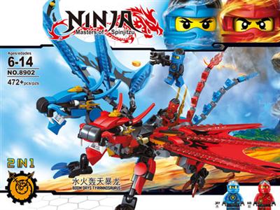 Ninja dragon building blocks