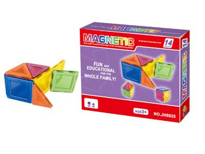 Variety of magnetic blocks (14pcs)