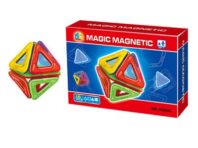 Variety of magnetic blocks (18pcs)