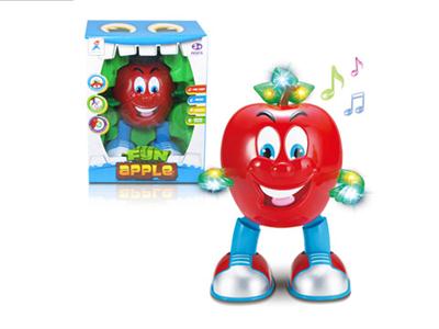 Electric dancing apples (red)