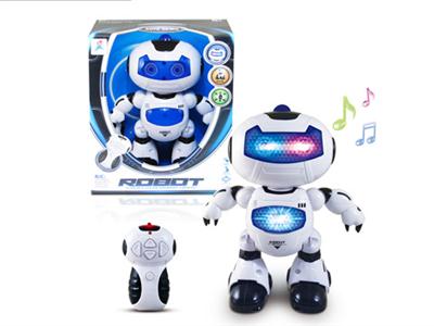 Electric remote control robot (white)