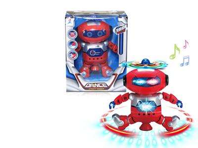 Electric dancing robot (red)