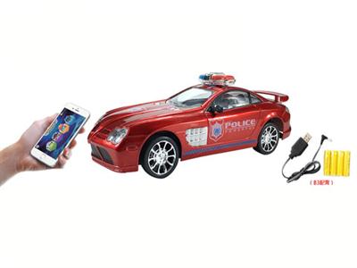 1:14 Mercedes-Benz police car has a car light package