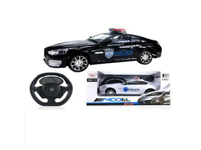 1:14 police car BMW no lights 2.4G steering wheel