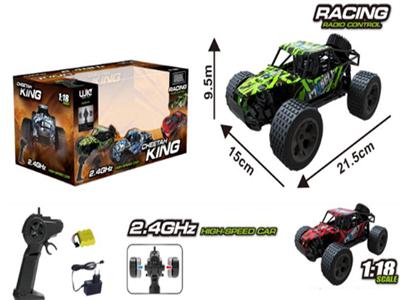 1:18 off-road remote control car (including electricity)