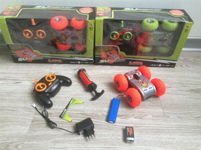 4-pass gas round acrobatics remote control car