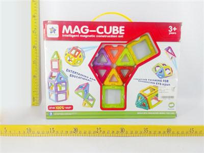 Puzzle magnetic blocks 36 pieces