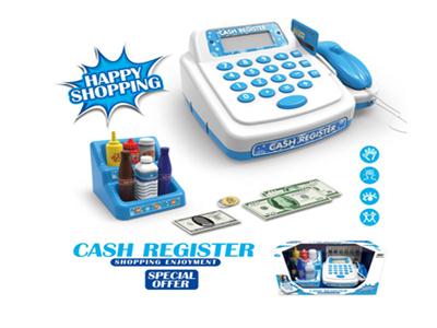 Small cash register (sound, light, calculator function)